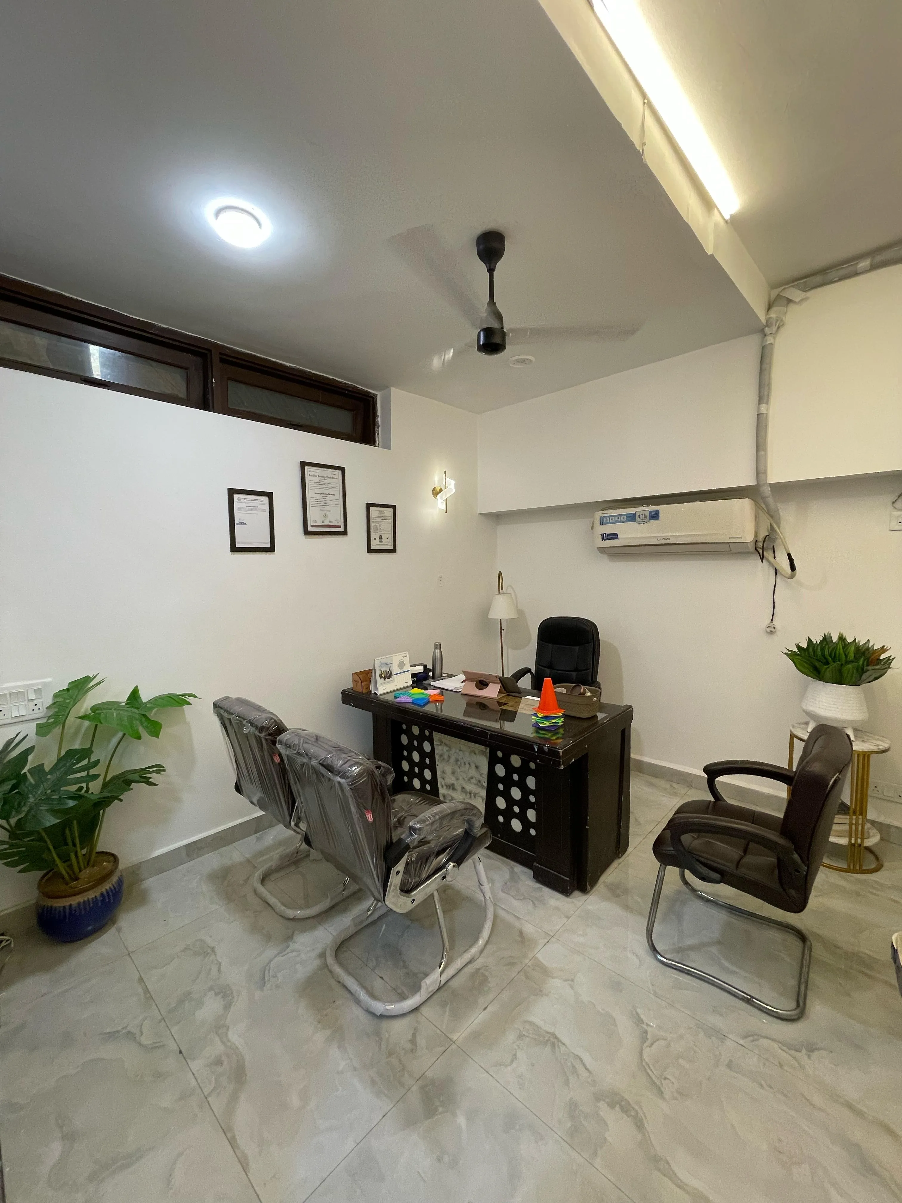Consultation room at Mind Grace Neuropsychiatric Clinic with a calm clinical setting